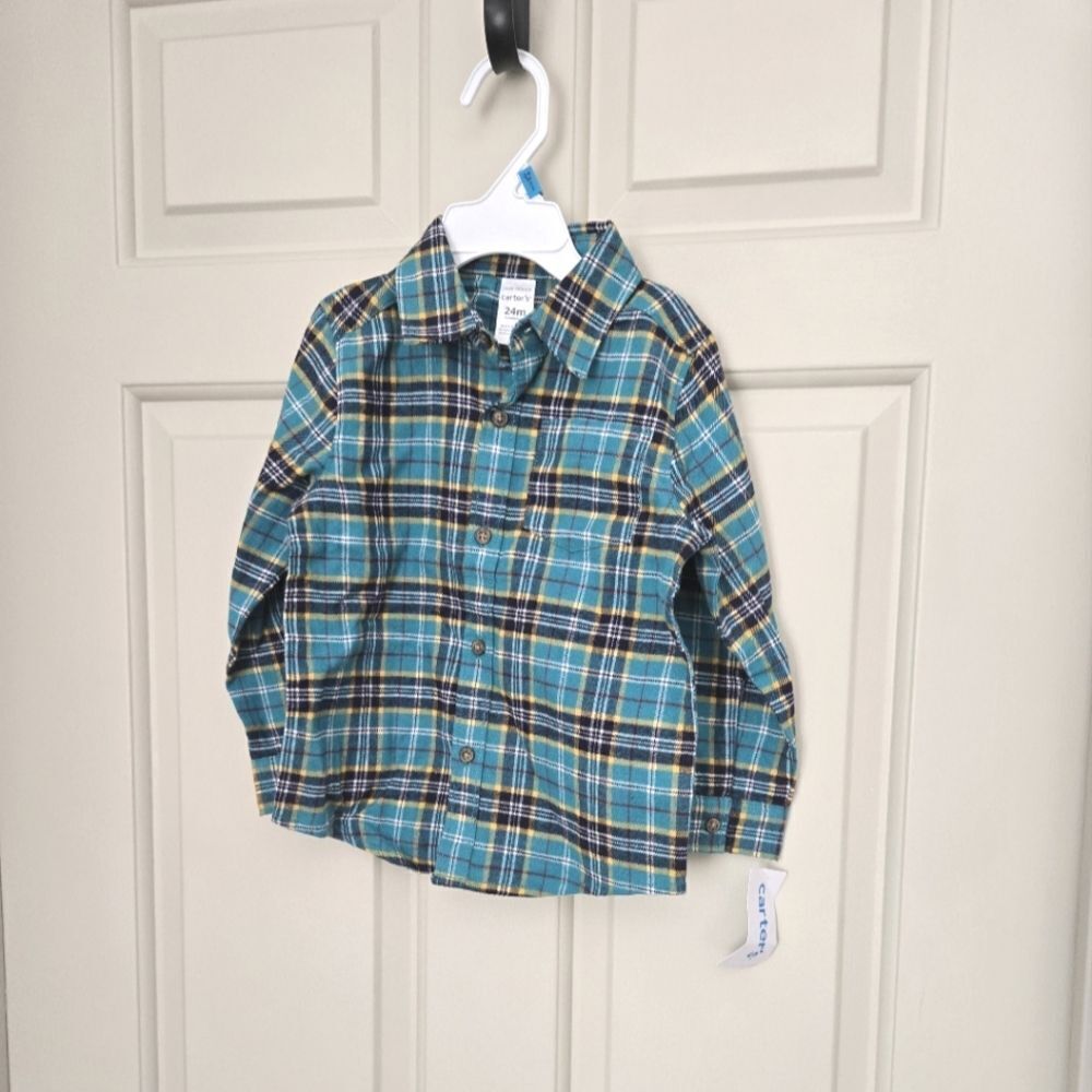 2/$15 New Carter's button down 24 m